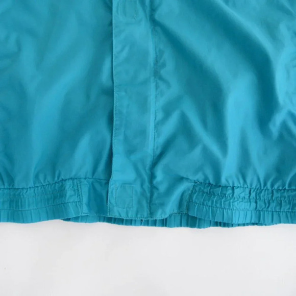 Vintage 90'S Great Canadian Rugged Wear Teal In Blue Zip Up Windbreaker Jacket - Picture 8 of 14